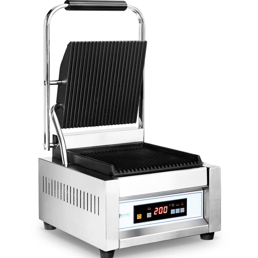 Royal Catering Kontaktgrill - 1800 W - Royal Catering - Räfflad