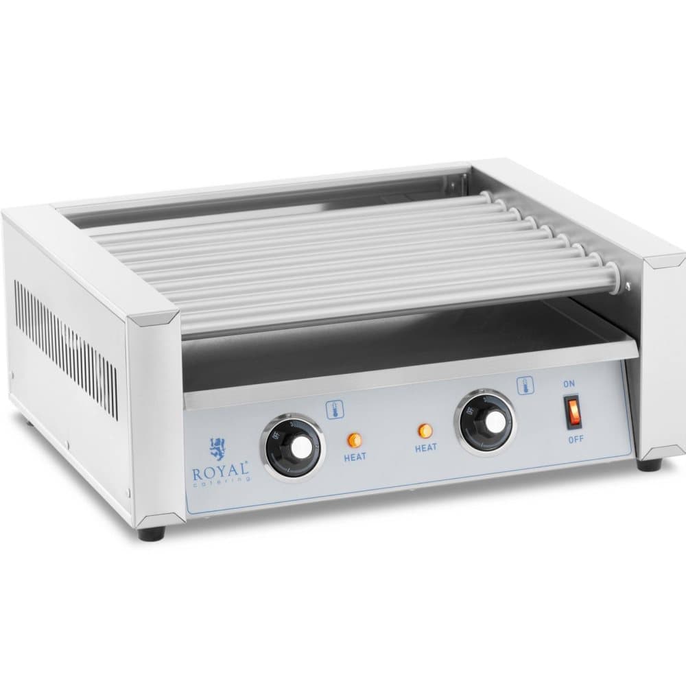 Royal Catering Korvgrill - 9 värmestavar - royal_catering - Rostfritt stål
