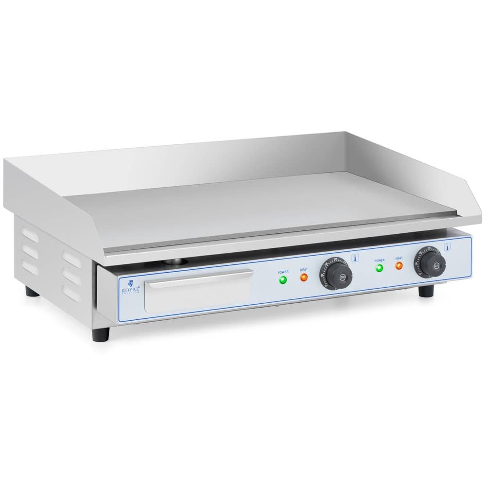 Royal Catering Elektriskt stekbord - 730 x 400 mm - Royal Catering - Slät - 2 x 2200 W