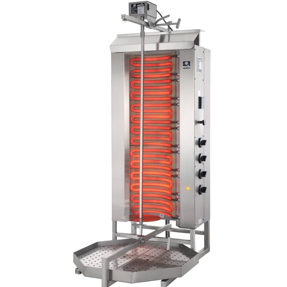 POTIS Kebabgrill - 10 500 W - Upp till 80 kg kött