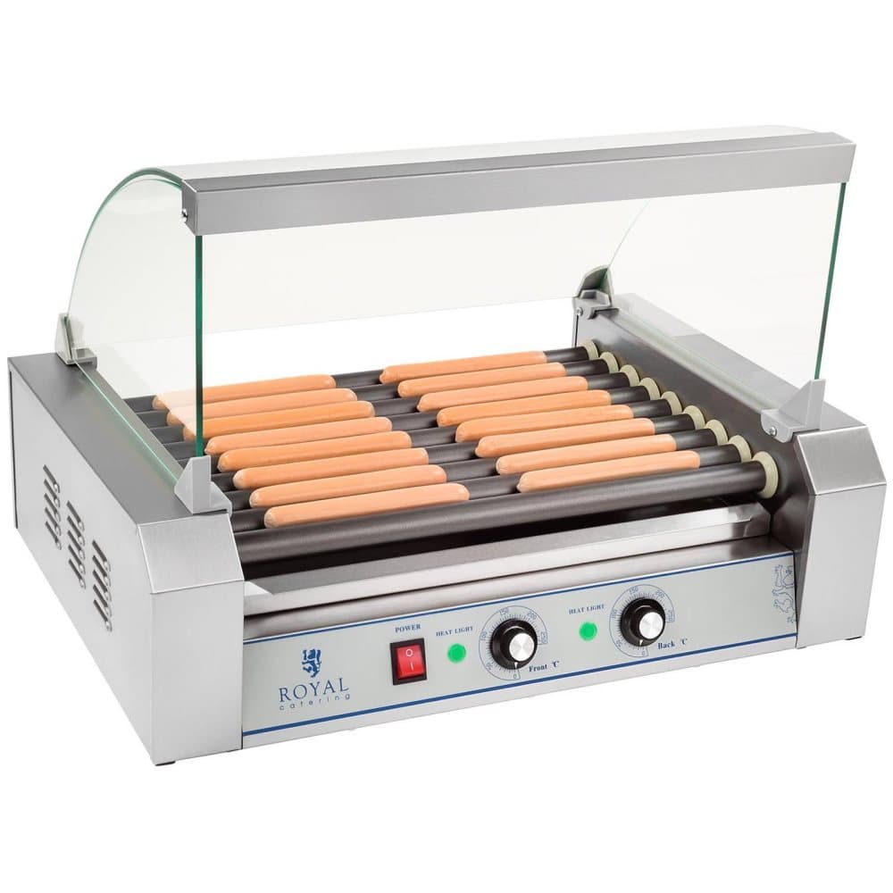 Royal Catering Korvgrill - 9 stavar - teflon