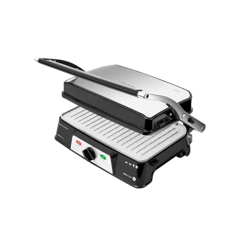 Kontaktgrill Cecotec Rockn grill 1500 Take&Clean 1500W Svart Silvrig 1500 W