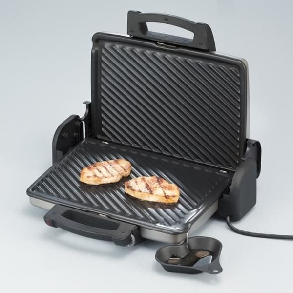 SEVERIN KG2389 Köttgrill - Svart och silver