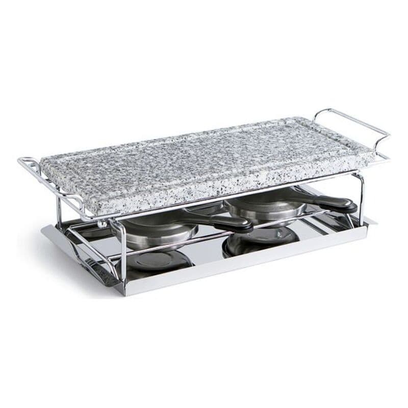 Grill med Stenplatta Quid Arbon Blandad Granit (33 x 15 x 1,8 cm)