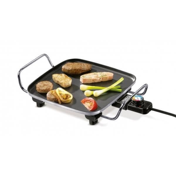 Plancha Head to head - Kokplatta - Teppan yaki 26 x 26cm - 1300W - Grill kött!