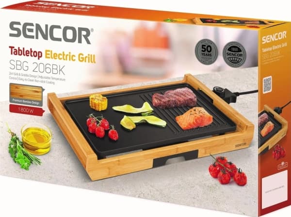 Sencor SBG 206BK elektrisk grill