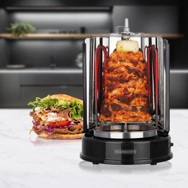 HEINRICH"S HDG 8687 Grill Electric Black 1400 W