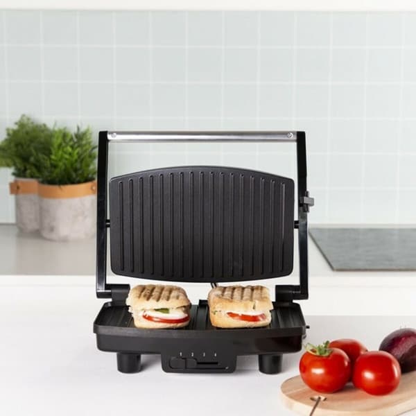 Kontaktgrill Tristar GR-2856 1000W Svart Stål 28 x 19 cm