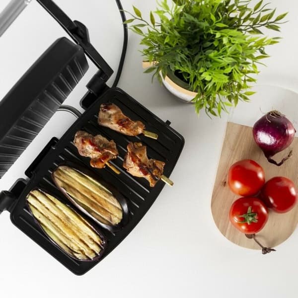 Kontaktgrill Tristar GR-2856 1000W Svart Stål 28 x 19 cm