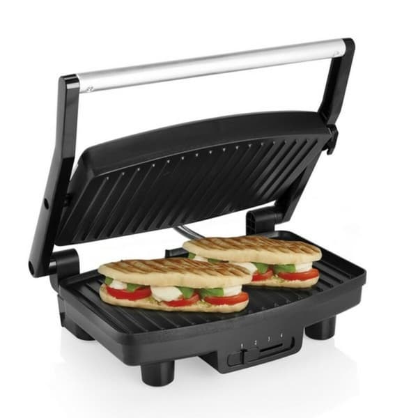 Kontaktgrill Tristar GR-2856 1000W Svart Stål 28 x 19 cm