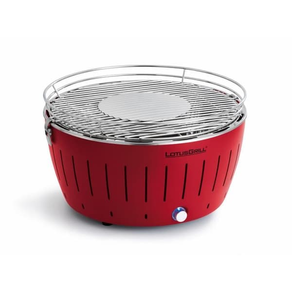 Bärbar grill - LOTUSGRILL - XL - 4-8 personer - Röd - Låg kolförbrukning Röd