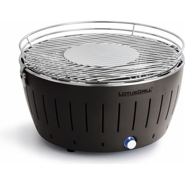 Bärbar grill - LOTUSGRILL - XL - 4-8 personer - Antracit - Låg kolförbrukning Antracit