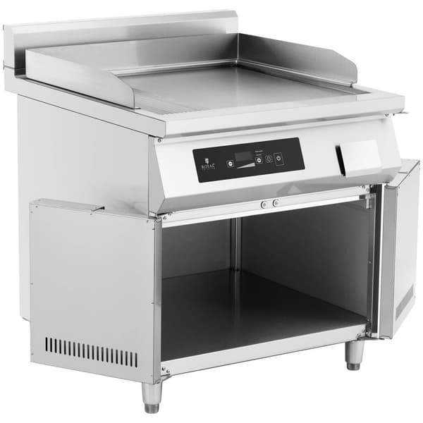Royal Catering Elektrisk grillplatta - Induktion - 720 x 610 mm - Slät -  10000 W - Royal Catering