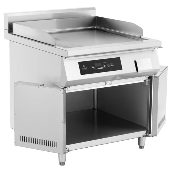 Royal Catering Elektrisk grillplatta - Induktion - 720 x 610 mm - Slät -  10000 W - Royal Catering