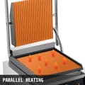 Miniatyrbild 3 av 8: 1,8kw 50-300°C justerbar effektiv elektrisk panini pressgrill, snabb och jämn uppvärmning, genomtänkt design, bred applikation