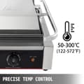 Miniatyrbild 4 av 8: 1,8kw 50-300°C justerbar effektiv elektrisk panini pressgrill, snabb och jämn uppvärmning, genomtänkt design, bred applikation