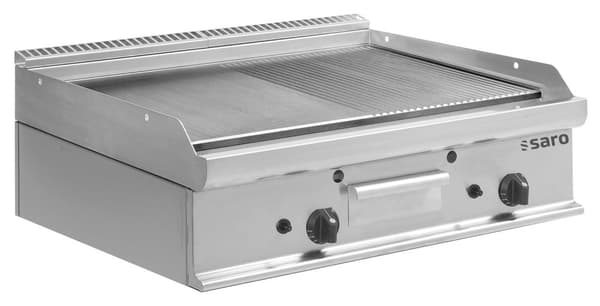 Saro Grillplade bord, E7/KTG2BBM, gas Rustfrit stål