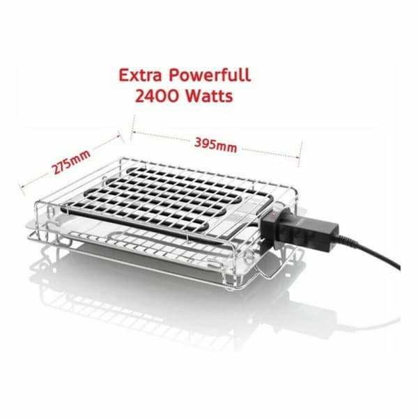 Grill Haeger GR-240.013A 2400W Svart Multicolour 2400 W (395 x 275mm)