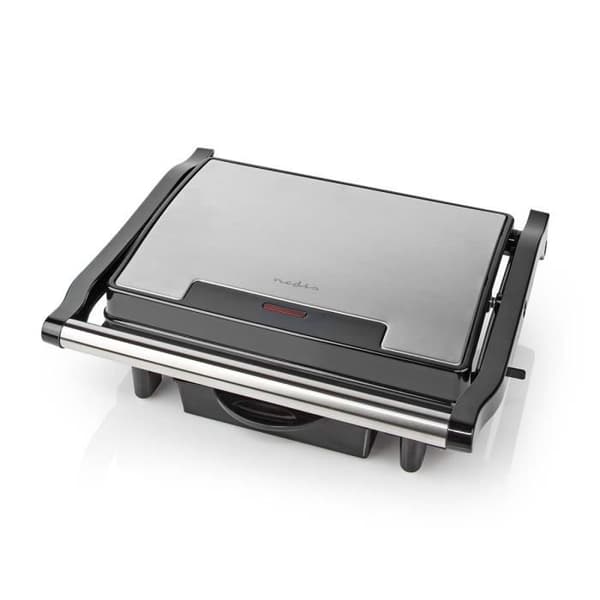 Nedis Kontaktgrill | KAGR121FSR |Silver / Svart