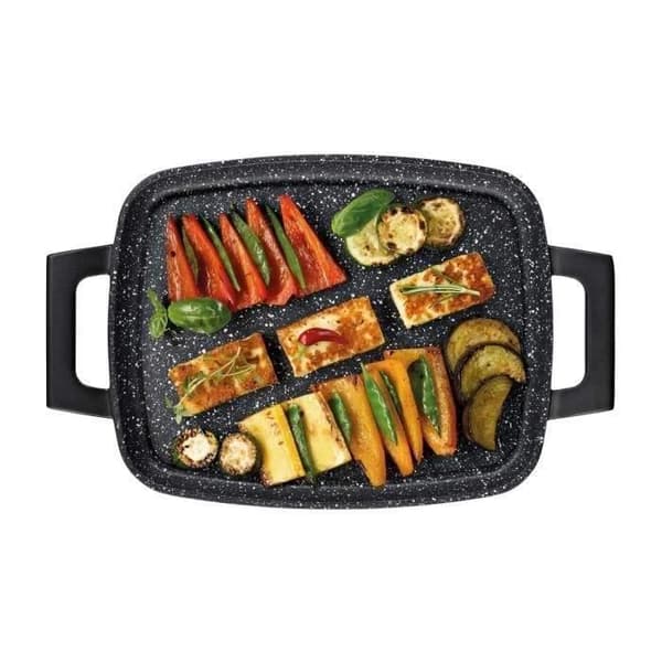 KELA Plancha grill Stella Nova - 29 x 23 cm - Svart