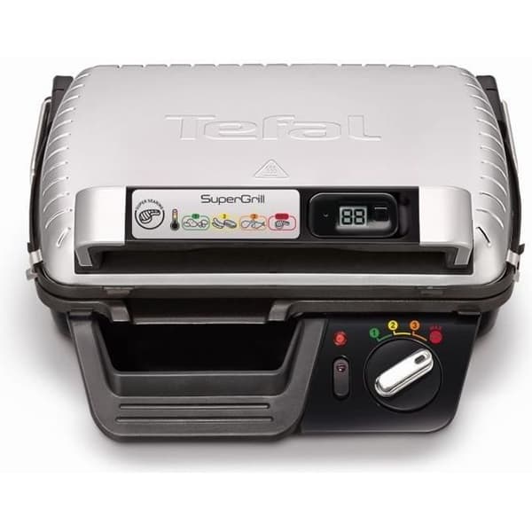 TEFAL GC451B12 Supergrill timer Köttgrill - Grå