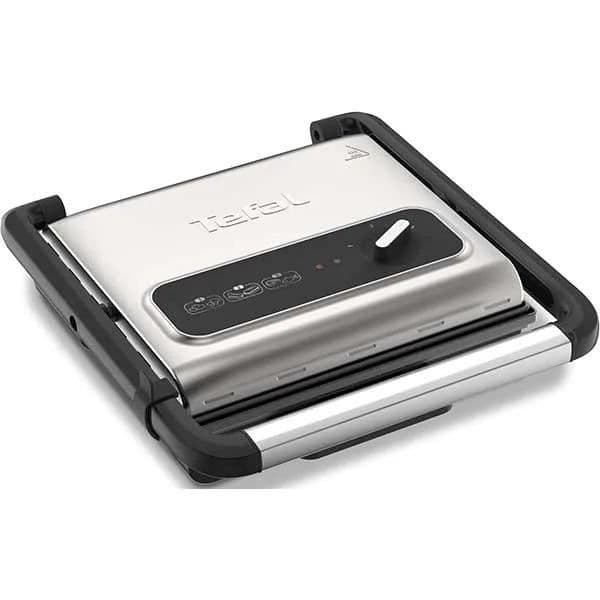 Multifunktionell grill - TEFAL - Hemgrill GC242D38 - 2000W - Ribbad yta - Non-stick kokplattor
