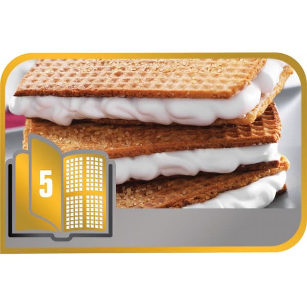 Tefal Snack Collection -paistolevyt: 5 Wafer-vohvelikeksit