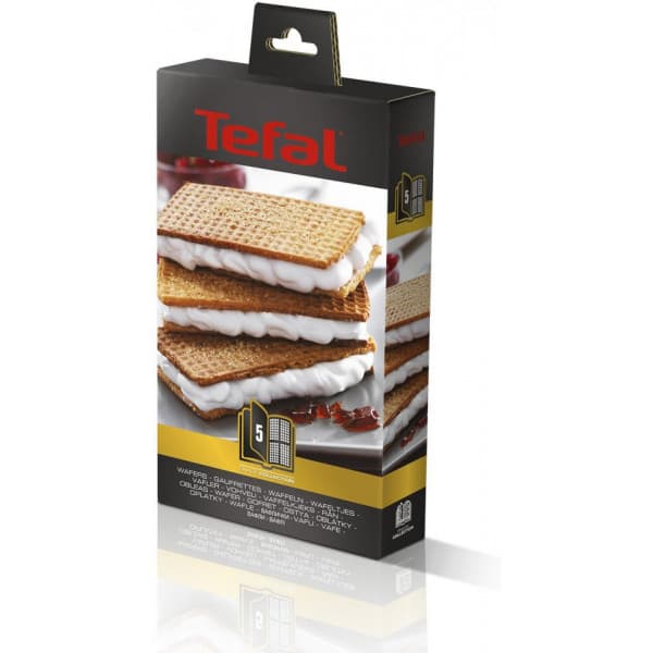 Tefal Snack Collection -paistolevyt: 5 Wafer-vohvelikeksit