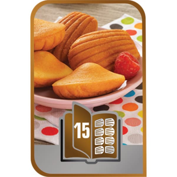Tefal Snack Collection -paistolevyt: 15 Madeleinet