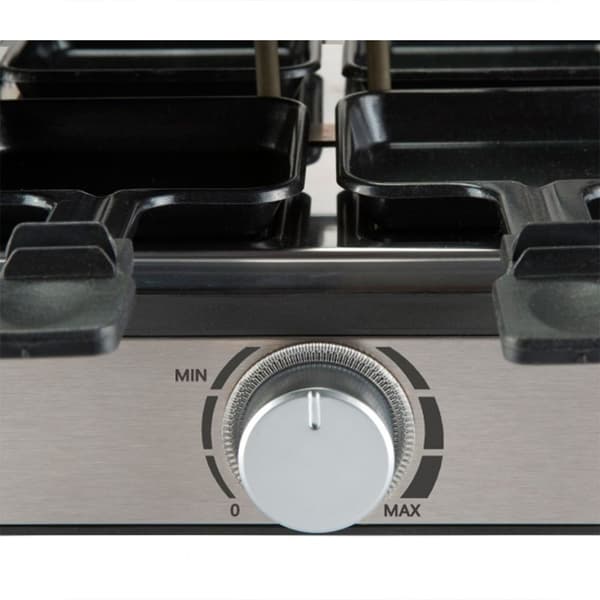 Bourgini Elektrisk Stekpanna Gourmette Raclette Grill 1400w Silver One Size / EU Plug