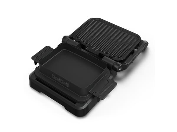 Tefal OptiGrill 4in1 GC774810, Musta, Metalli, Suorakulmainen, Painikkeet, 600 cm², 300 x 200 mm