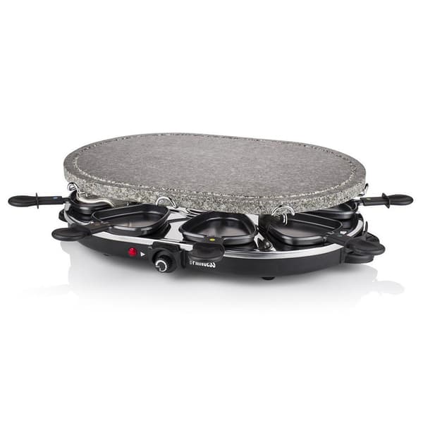 Princess Raclette 162720 Oval Stone 1200w Sort One Size / EU Plug
