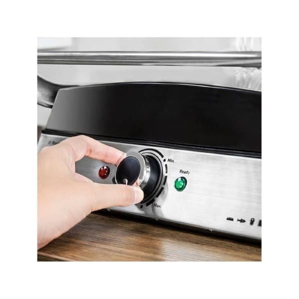 Cecotec 2000-W electric grill with RockStar coating, and removable and reversible plates.