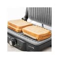 Miniatyrbild 3 av 5: Cecotec 1500-W electric contact grill, coated with RockStone, with 180-degree opening. Includes 2 fat-drip trays.