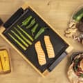 Miniatyrbild 4 av 5: Cecotec Electric griddle, 2000 W, with bamboo structure, adjustable thermostat and non-stick plate with flat griddle surface, cast aluminium coating