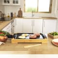 Miniatyrbild 2 av 5: Cecotec Electric griddle, 2000 W, with bamboo structure, adjustable thermostat and non-stick plate with flat griddle surface, cast aluminium coating