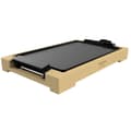 Miniatyrbild 1 av 5: Cecotec Electric griddle, 2000 W, with bamboo structure, adjustable thermostat and non-stick plate with flat griddle surface, cast aluminium coating