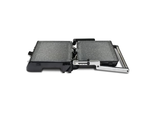 Girmi BS41, Sort, Rustfritt stål, Rustfritt stål, Rektangulær, Rotasjon, Griddle, 293 x 230 mm