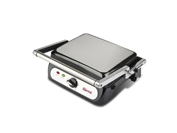 Girmi BS41, Sort, Rustfritt stål, Rustfritt stål, Rektangulær, Rotasjon, Griddle, 293 x 230 mm