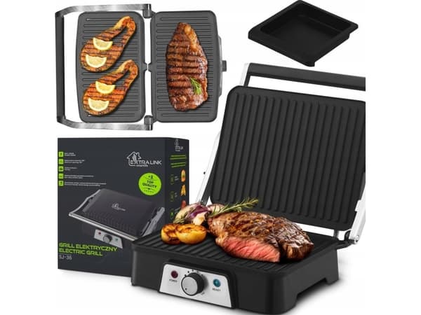 Extralink Smart Life -sähkögrilli SJ-36 | Sähkögrilli | 2000W, Lämpötilaohjattu grilli