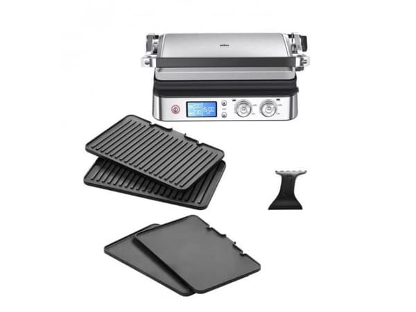 Braun MultiGrill 9 CG9043 hopea/musta sähkögrilli