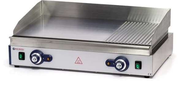 Grillplade 2/3 glat, 1/3 rillet Basic variant