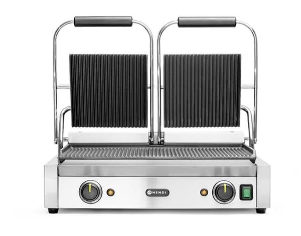 Dobbelt kontaktgrill - rillet Basic variant