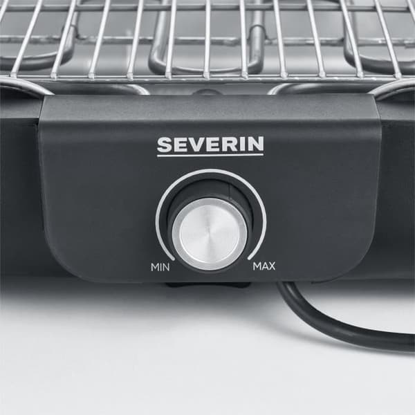 Elektrisk bordsgrill - SEVERIN PG8554 - Matlagningsyta 37 x 29 cm - Lukt- och rökreducerande vattenbricka