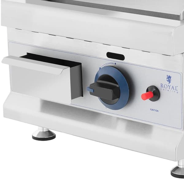 Enkelt glat justerbar gasgrill til naturgas 0,02 bar 35 x 40 cm 3100 W