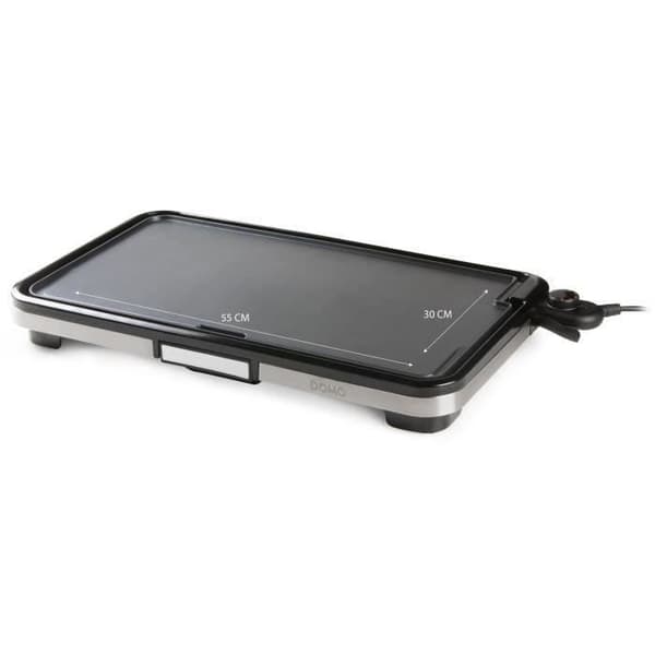 Plancha Grill - DOMO - DO9263G - XXL yta 55 x 30,5 cm Sort, Rustfrit stål