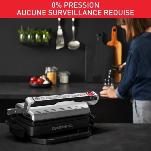 TEFAL Optigrill+ XL elgrill - 9 program - XL kokyta - Tillbehör ingår