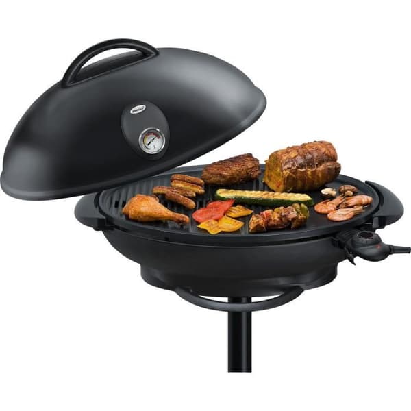 STEBA VG350 BIG 063500 elektrisk grill grill - XXL grillplatta 55 x 41 cm - Svart