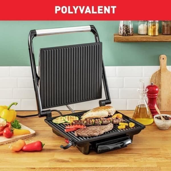 Tefal INICIO GRILL MULTIFUNCTION Köttgrill, PANINI BROSTASTER, GC241D12