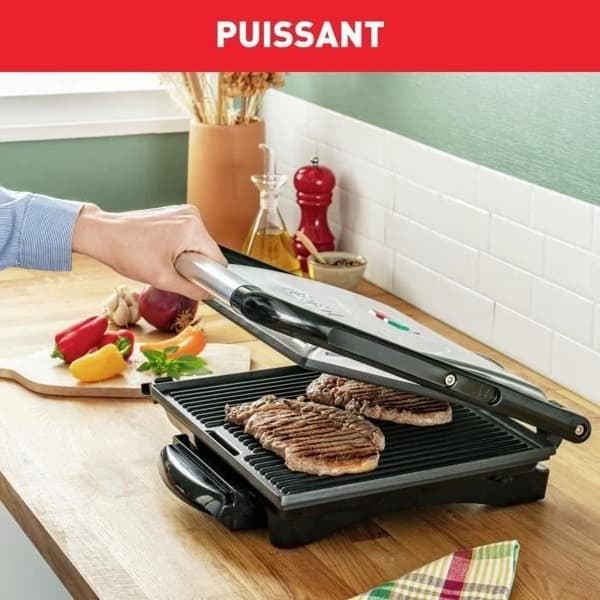 Tefal INICIO GRILL MULTIFUNCTION Köttgrill, PANINI BROSTASTER, GC241D12
